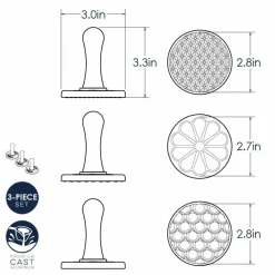 Nordic Ware Koekjesstempel Seizoenen Set/3* Figuur Stekers