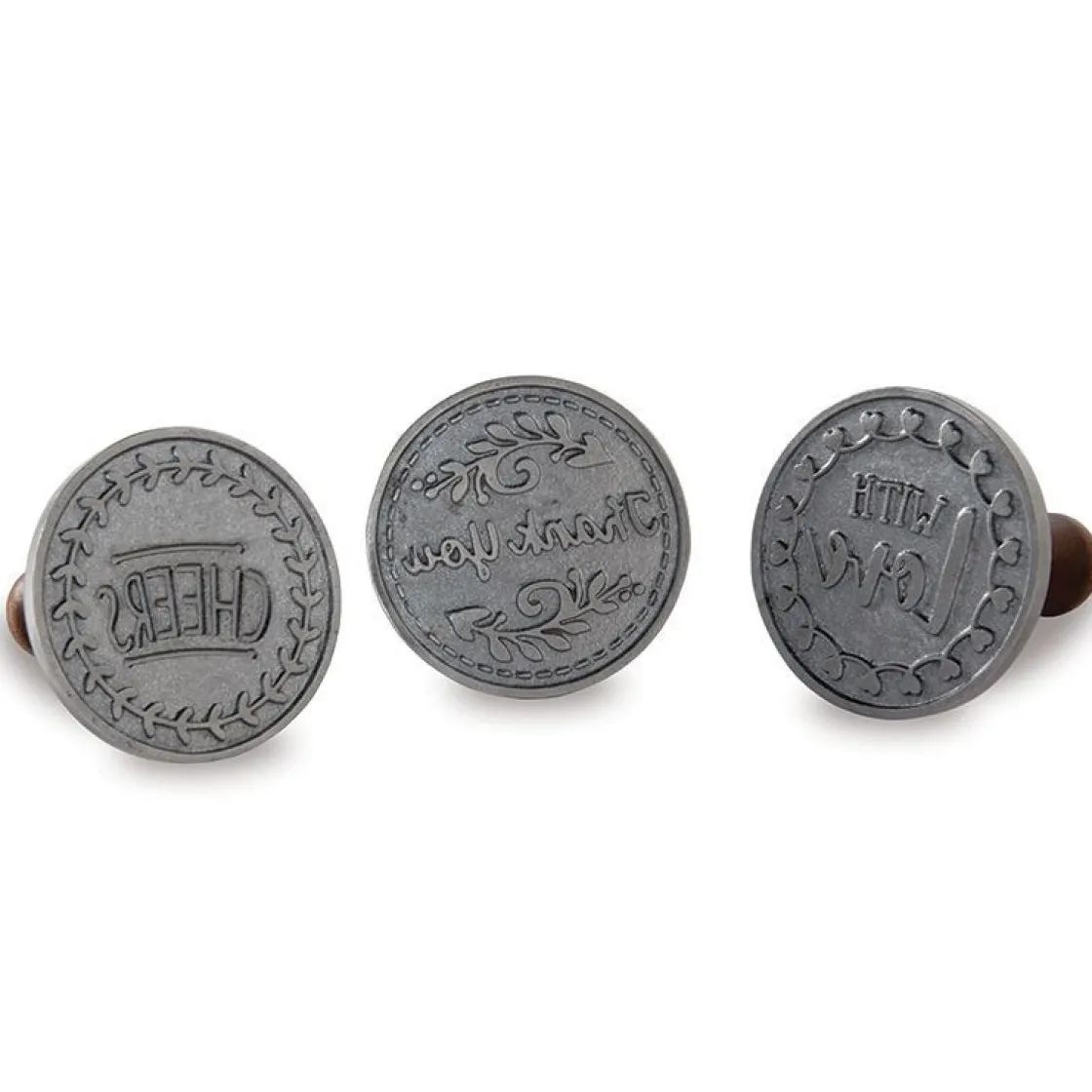 Nordic Ware Koekjesstempel Greetings Set/3* Figuur Stekers