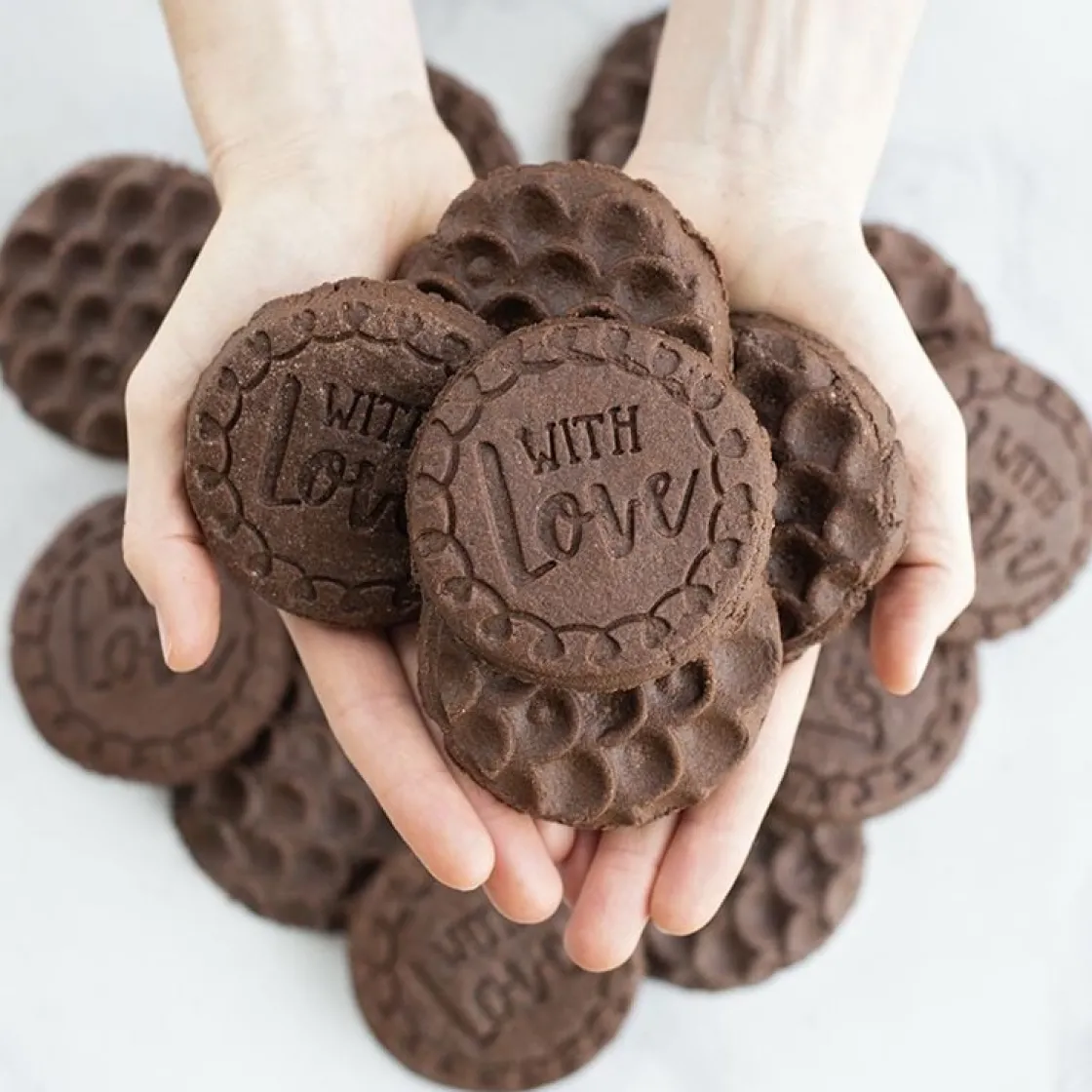 Nordic Ware Koekjesstempel Greetings Set/3* Figuur Stekers