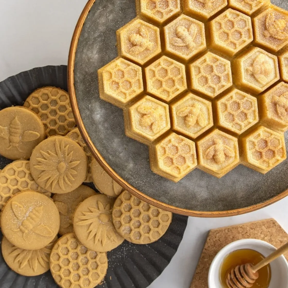 Nordic Ware Koekjesstempel Honey Bees Set/3* Figuur Stekers