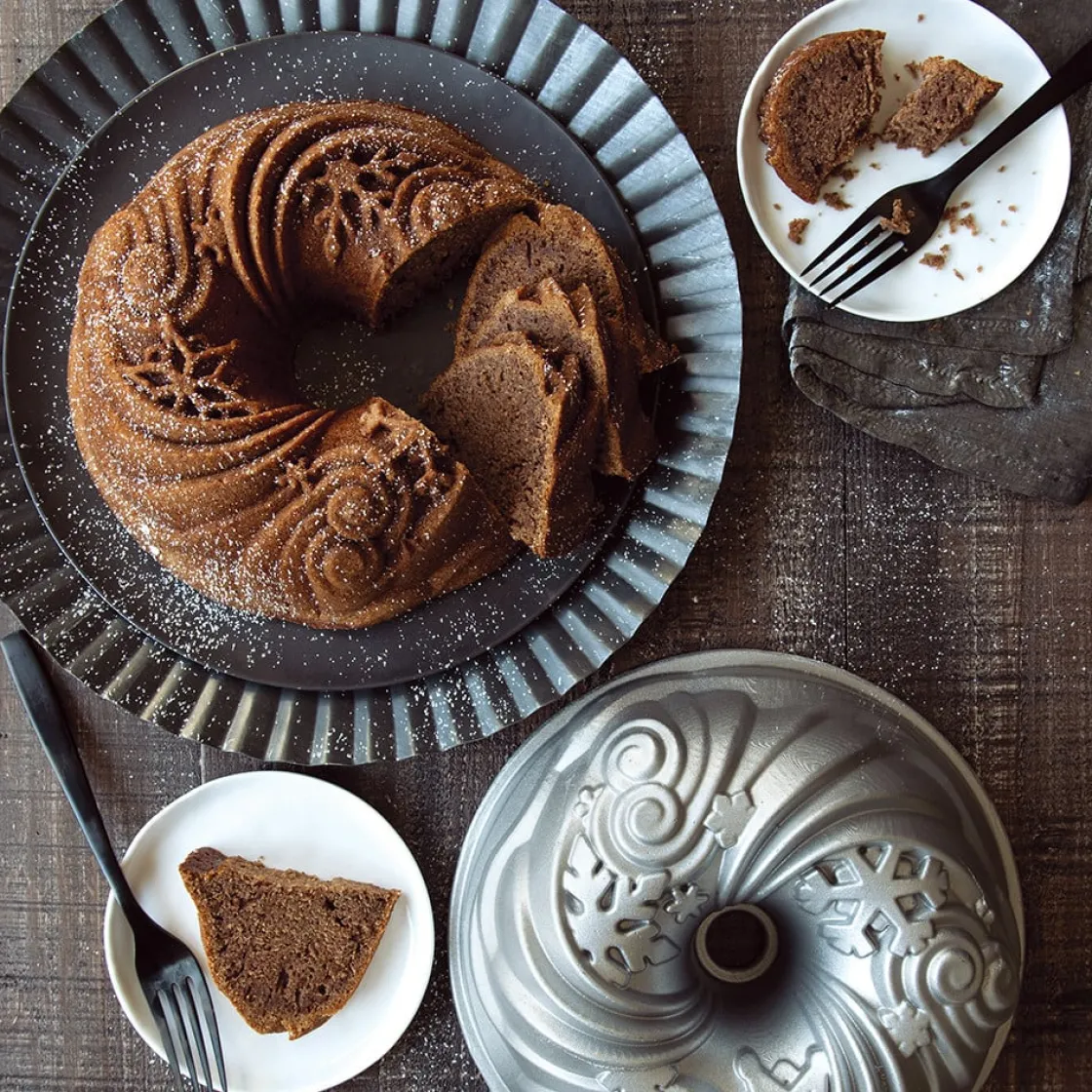 Nordic Ware Let It Snow Tulband Bakvorm* Speciale Bakvormen