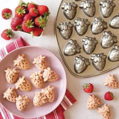 Nordic Ware Mini Aardbei Bakvorm* Speciale Bakvormen