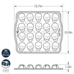 Nordic Ware Mini Doodshoofdjes (20x) Bakvorm* Speciale Bakvormen