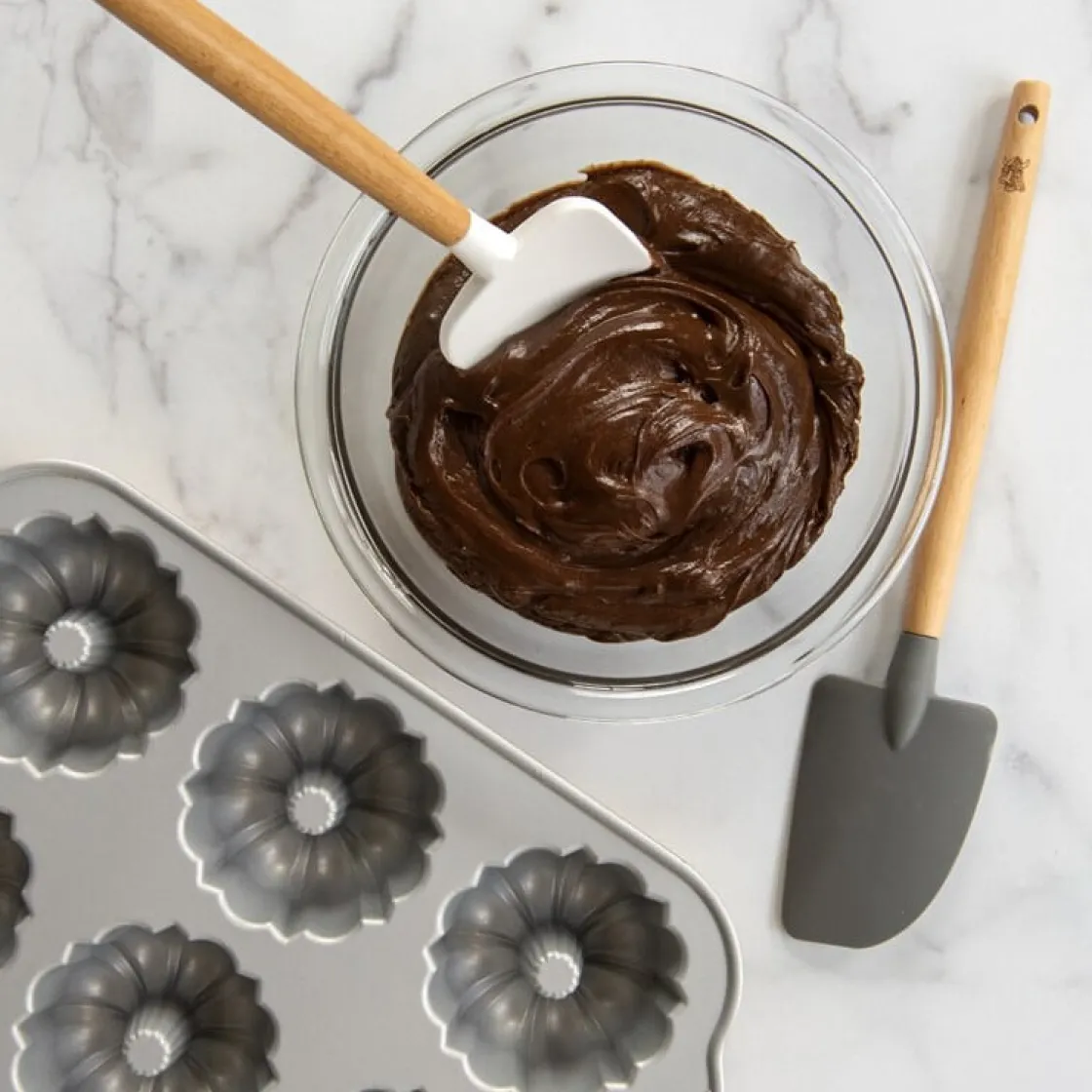 Nordic Ware Pannenlikker Set/2* Spatels En Pannenlikkers