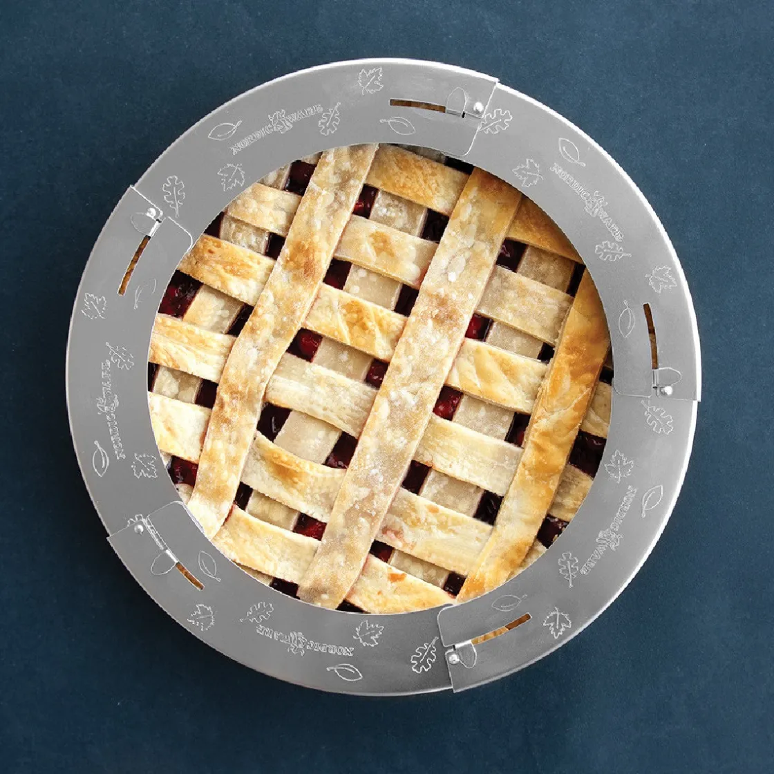 Nordic Ware Pie Crust Shield Verstelbaar* Ronde Bakvormen