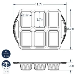 Nordic Ware ProCast Mini Loaf Bakvorm* Rechthoekige Bakvormen