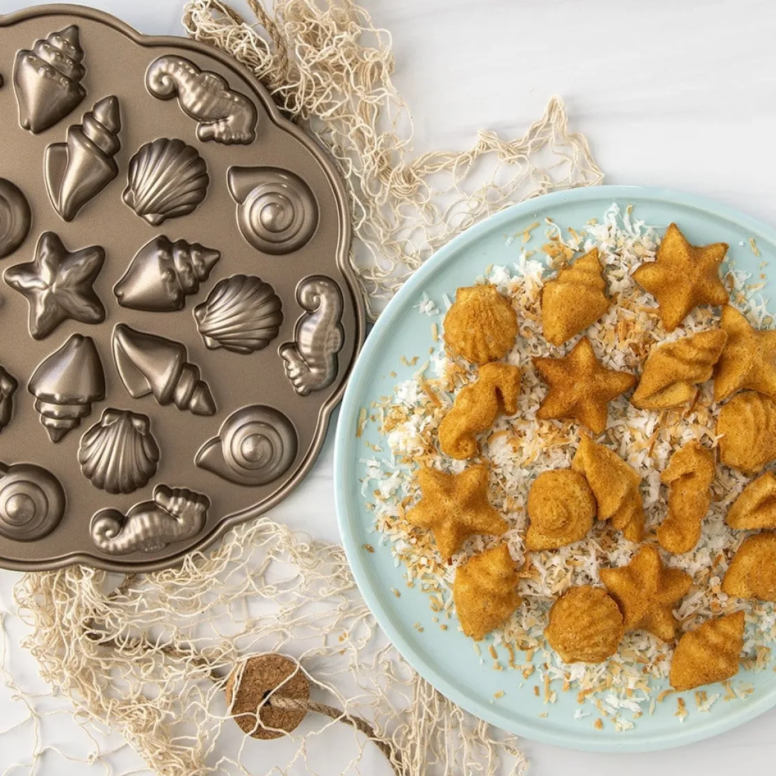 Nordic Ware Zeeschelpen Mini Bakvorm* Speciale Bakvormen