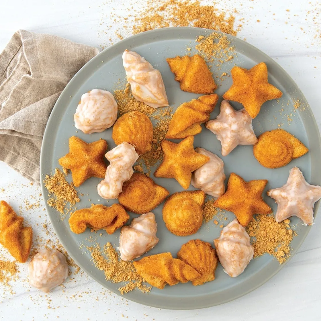 Nordic Ware Zeeschelpen Mini Bakvorm* Speciale Bakvormen