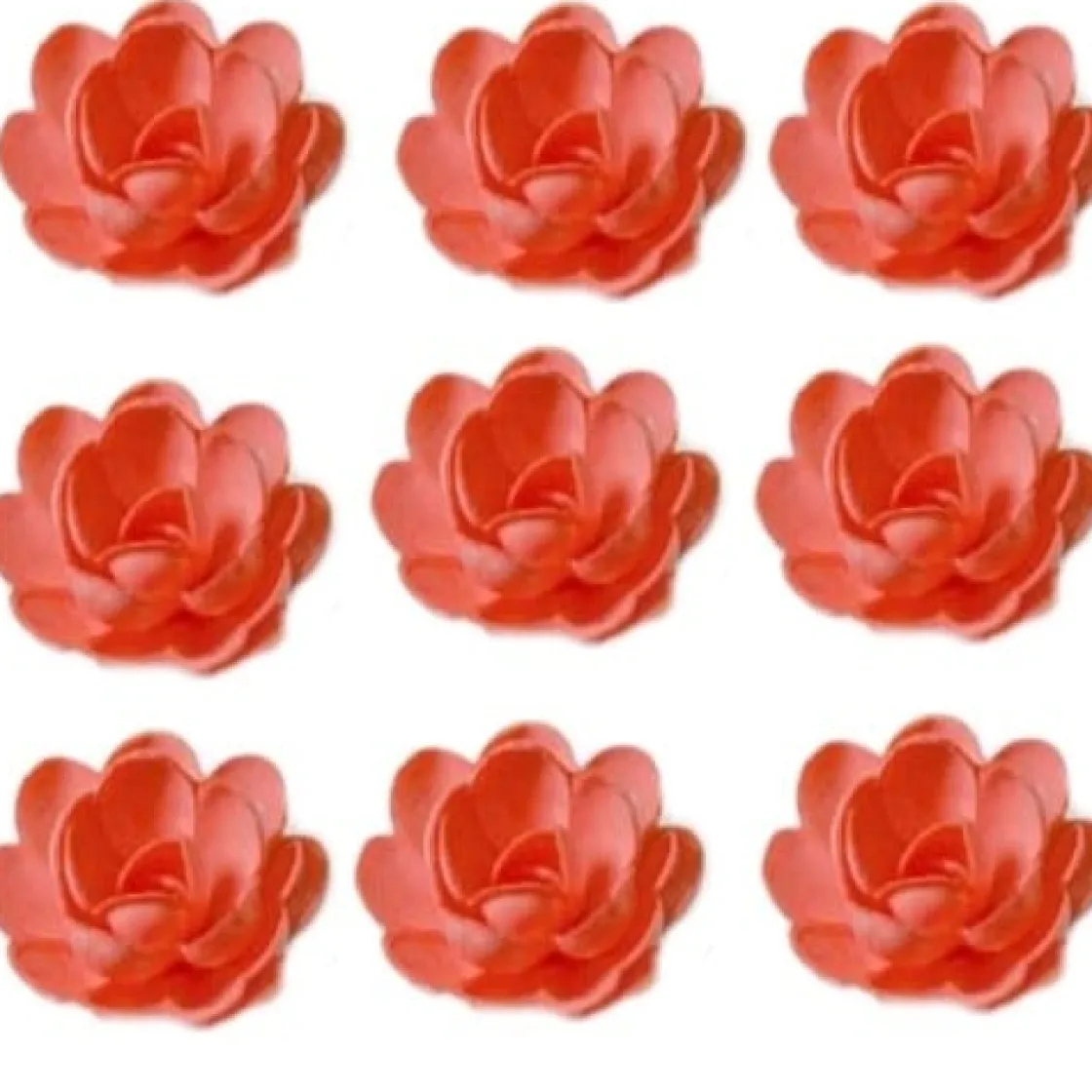 Overig Ouwel bloemen groot Rood, 30 stuks.* Bloem Decoraties