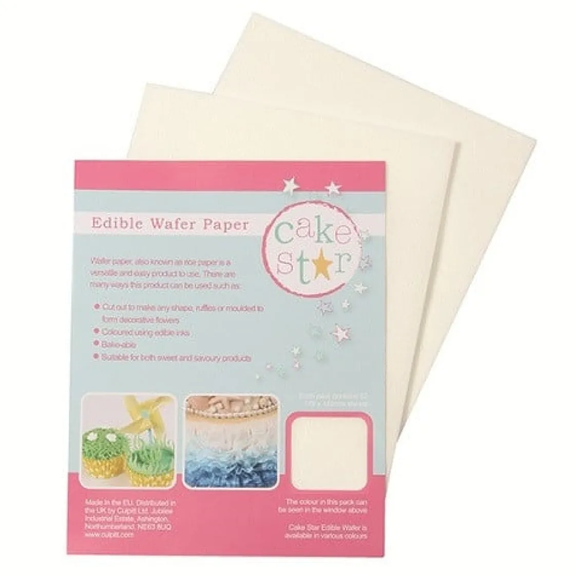 Ouwel Papier Wit 12 stuks 178x142mm* Eetbaar Papier