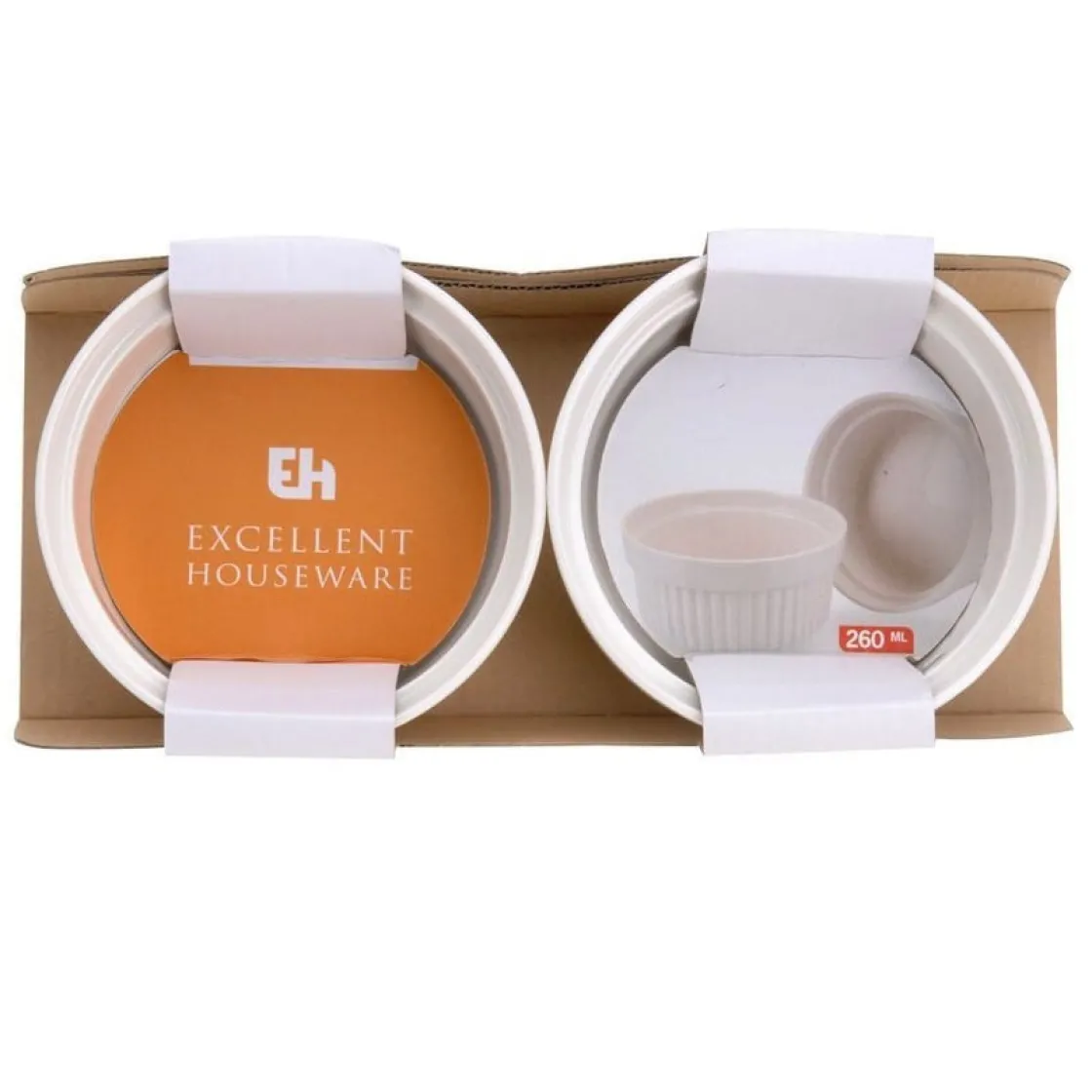 Overig Ovenschaal Porselein (Creme Brulee) Ø11x4,8cm Set/2* Banket En Dessertvormen|Pannen En Schalen