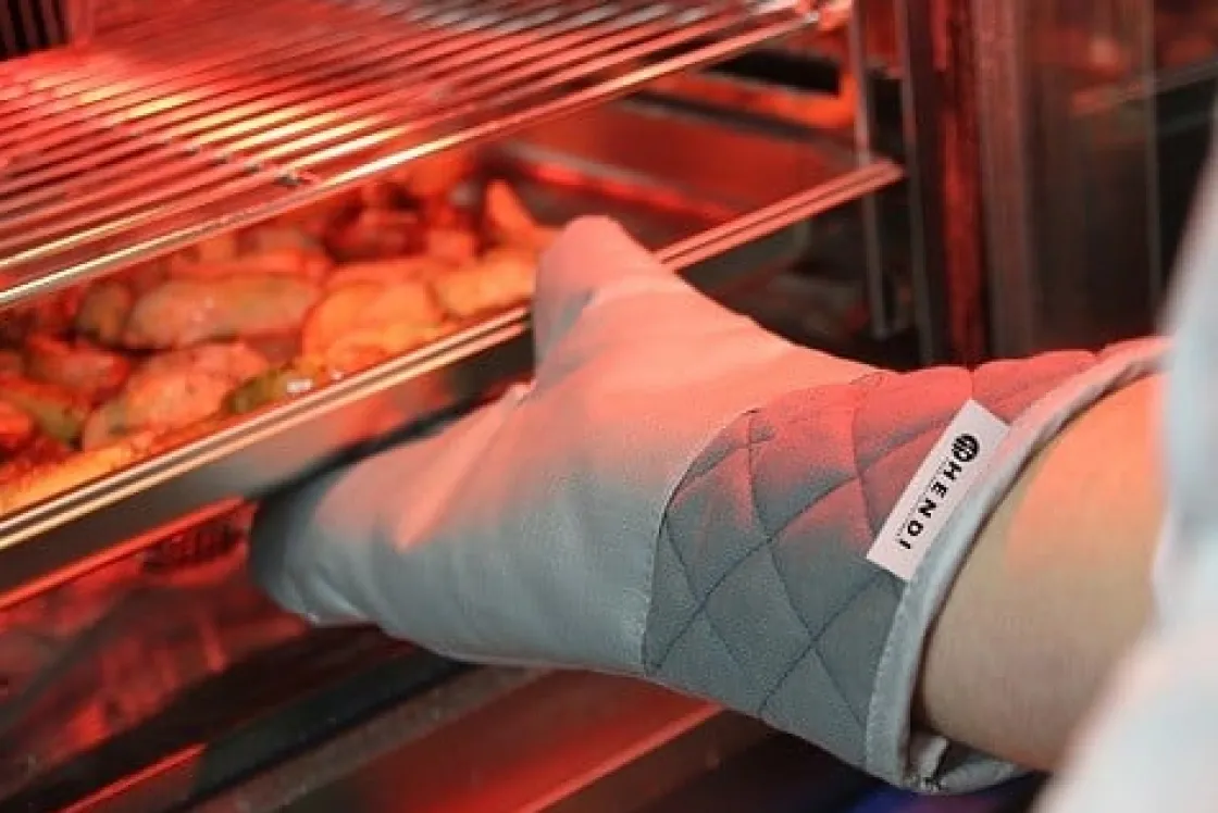 Hendi Ovenwanten Glasvezel 43cm max 250°C* Ovenwanten En Handschoenen|Ovenwanten En Handschoenen