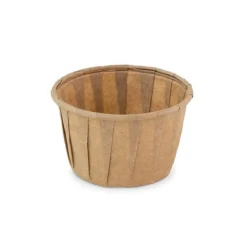 Overig Papieren Bakje Rond Bruin Ø5x3,1cm 200st.* Taartkartons En Randen