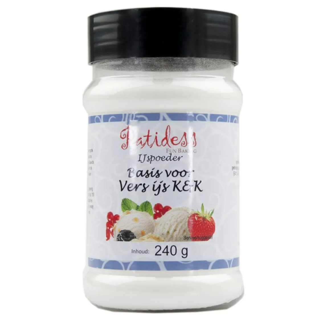 Patidess IJspoeder/Basis voor Vers IJs 240g* Ijsmixen