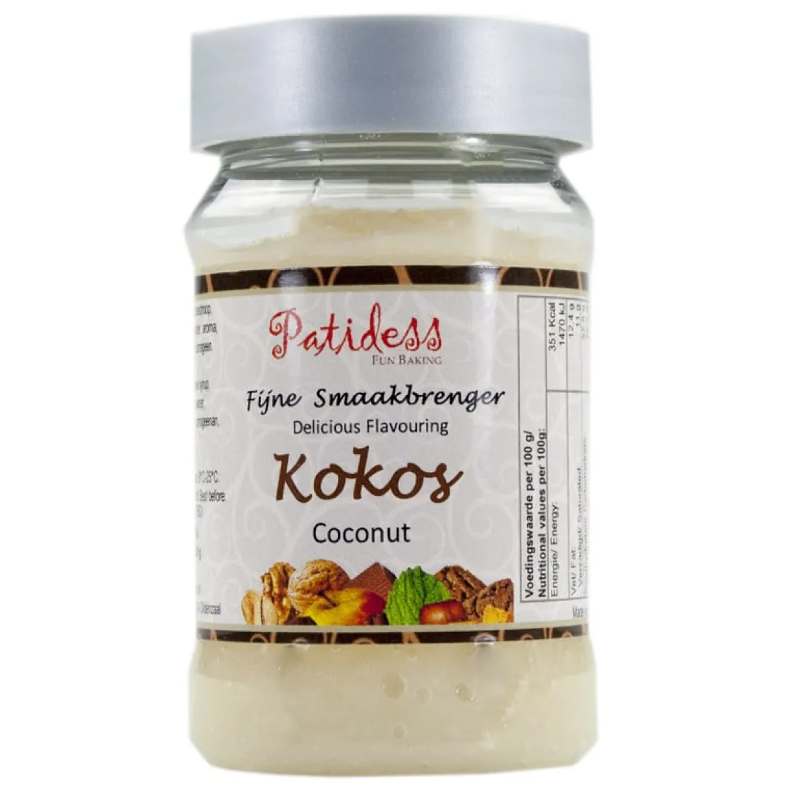 Patidess Smaakpasta Kokos 120g* Smaakpasta|Smaakstoffen