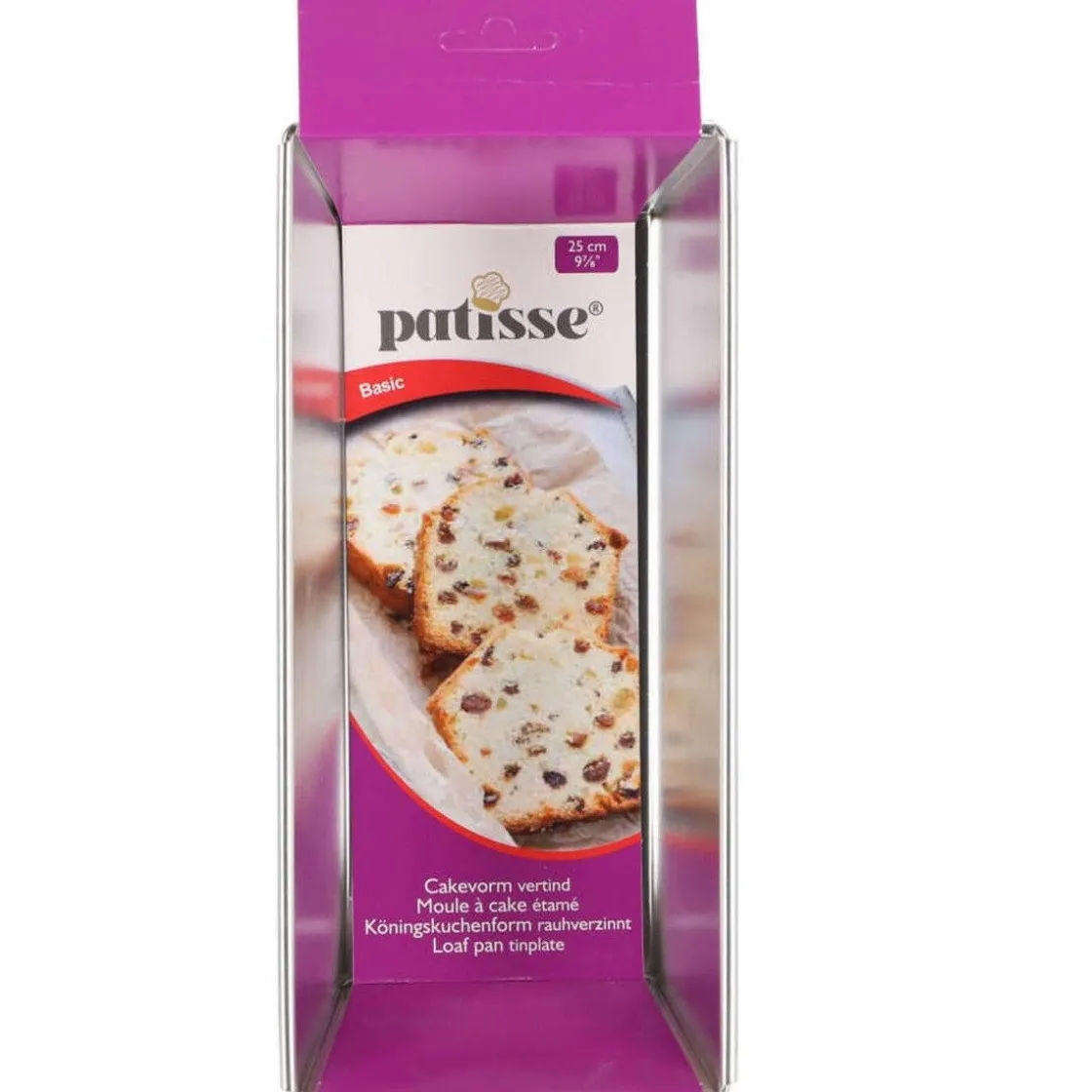 Patisse Cakevorm Basic Vertind 25cm* Rechthoekige Bakvormen