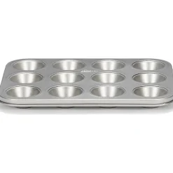 Patisse Mini Muffin/Cupcake Bakvorm Silver-Top 12 Stuks 25cm* Speciale Bakvormen