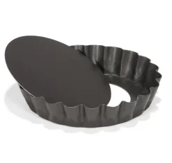 Patisse Mini Quichevorm Losse Bodem Profi Ø10cm* Ronde Bakvormen