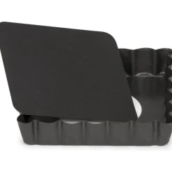 Patisse Mini Quichevorm Losse Bodem Vierkant Profi 10cm* Vierkante Bakvormen