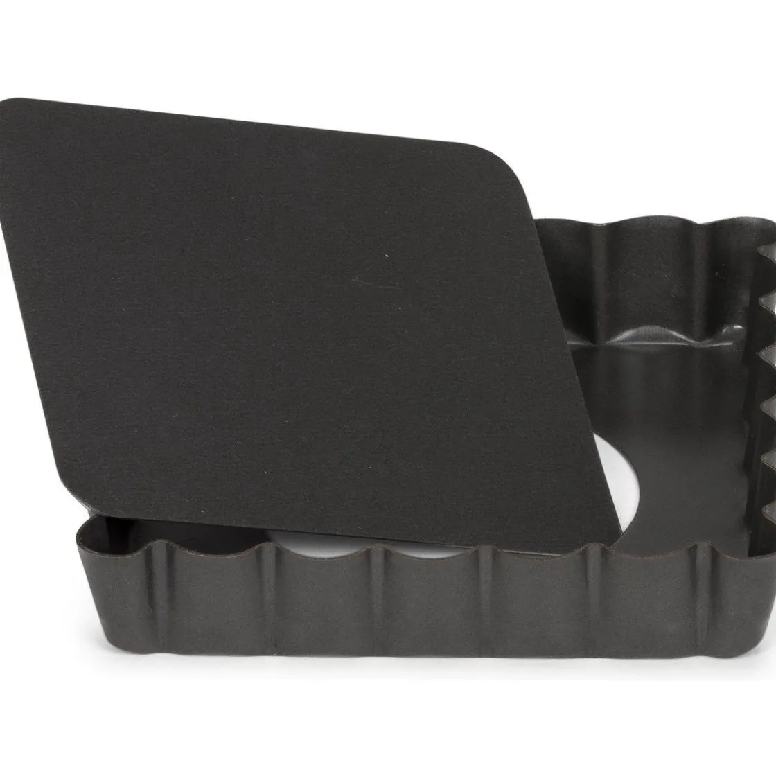 Patisse Mini Quichevorm Losse Bodem Vierkant Profi 10cm* Vierkante Bakvormen