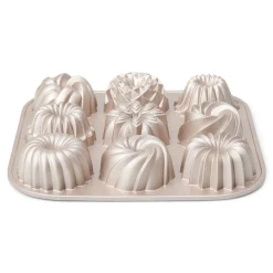 Patisse Mini Tulbandvorm Gietaluminium (9 vaks) 24cm* Speciale Bakvormen