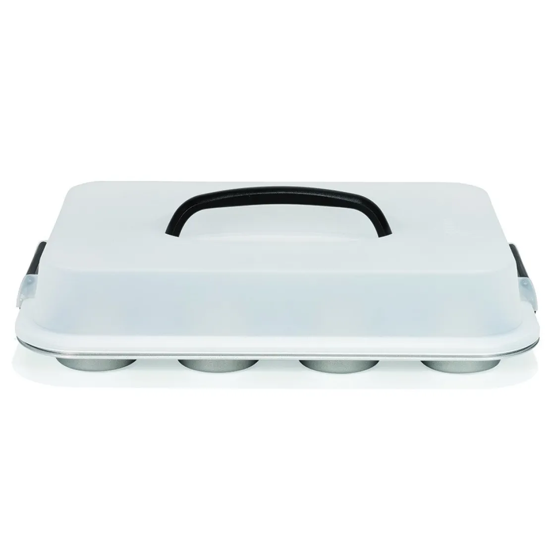 Patisse Muffinvorm Silver-Top 12 Vaks met Draagdeksel 35cm* Speciale Bakvormen