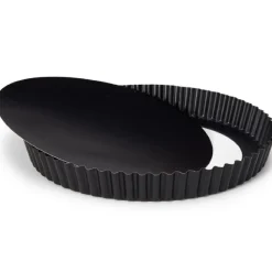 Patisse Quichevorm Blauwstaal Losse Bodem Ø30cm* Ronde Bakvormen