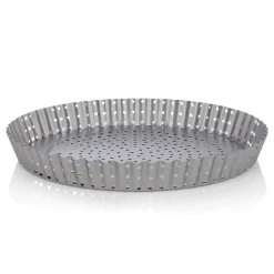 Patisse Quichevorm Geperforeerd Losse Bodem Silver-Top Ø28cm* Ronde Bakvormen