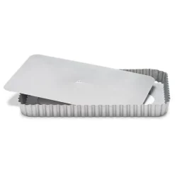 Patisse Quichevorm Losse Bodem Silver-Top 32x22cm* Rechthoekige Bakvormen