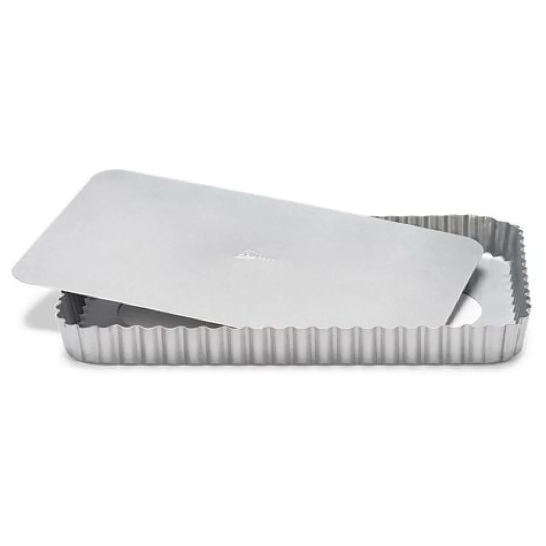 Patisse Quichevorm Losse Bodem Silver-Top 32x22cm* Rechthoekige Bakvormen