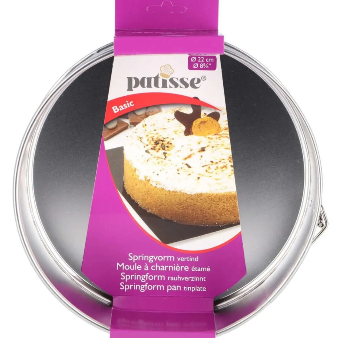 Patisse Springvorm Basic Vertind Ø22cm* Ronde Bakvormen