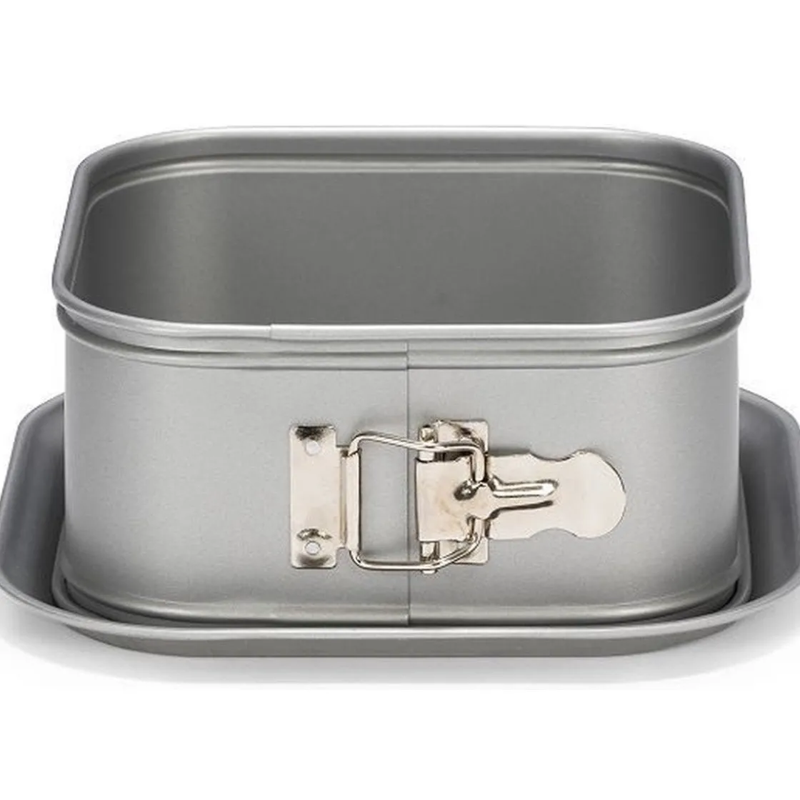 Patisse Springvorm Vierkant Silver-Top 16cm (8cm hoog)* Vierkante Bakvormen
