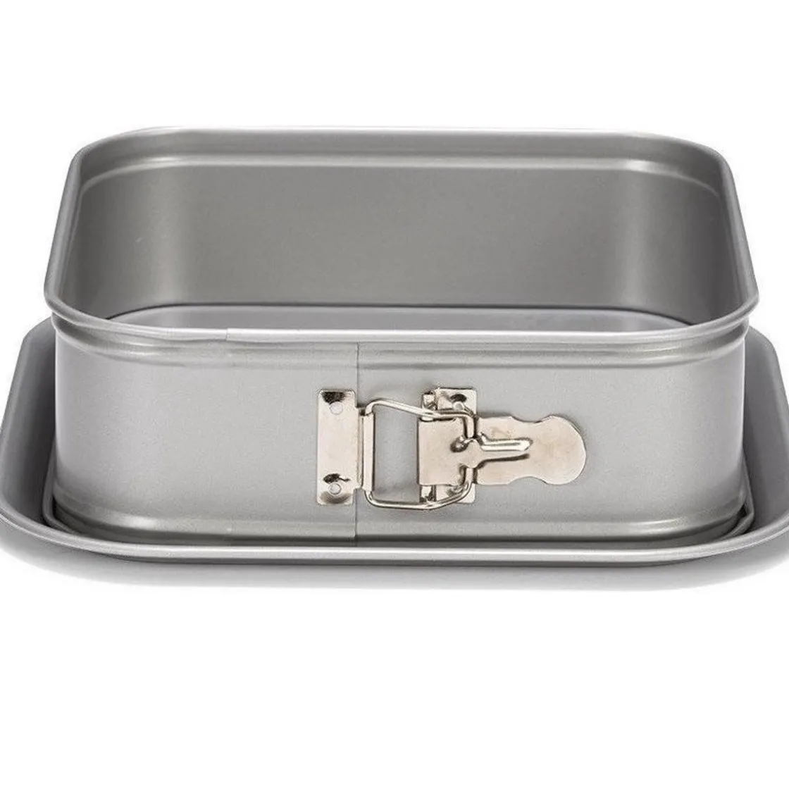 Patisse Springvorm Vierkant Silver-Top 24cm* Vierkante Bakvormen