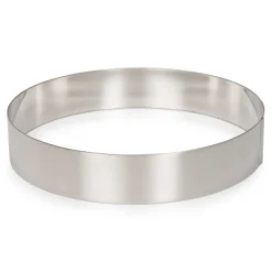 Patisse Taartring RVS Ø24x4,5cm* Dessertringen|Ronde Bakvormen