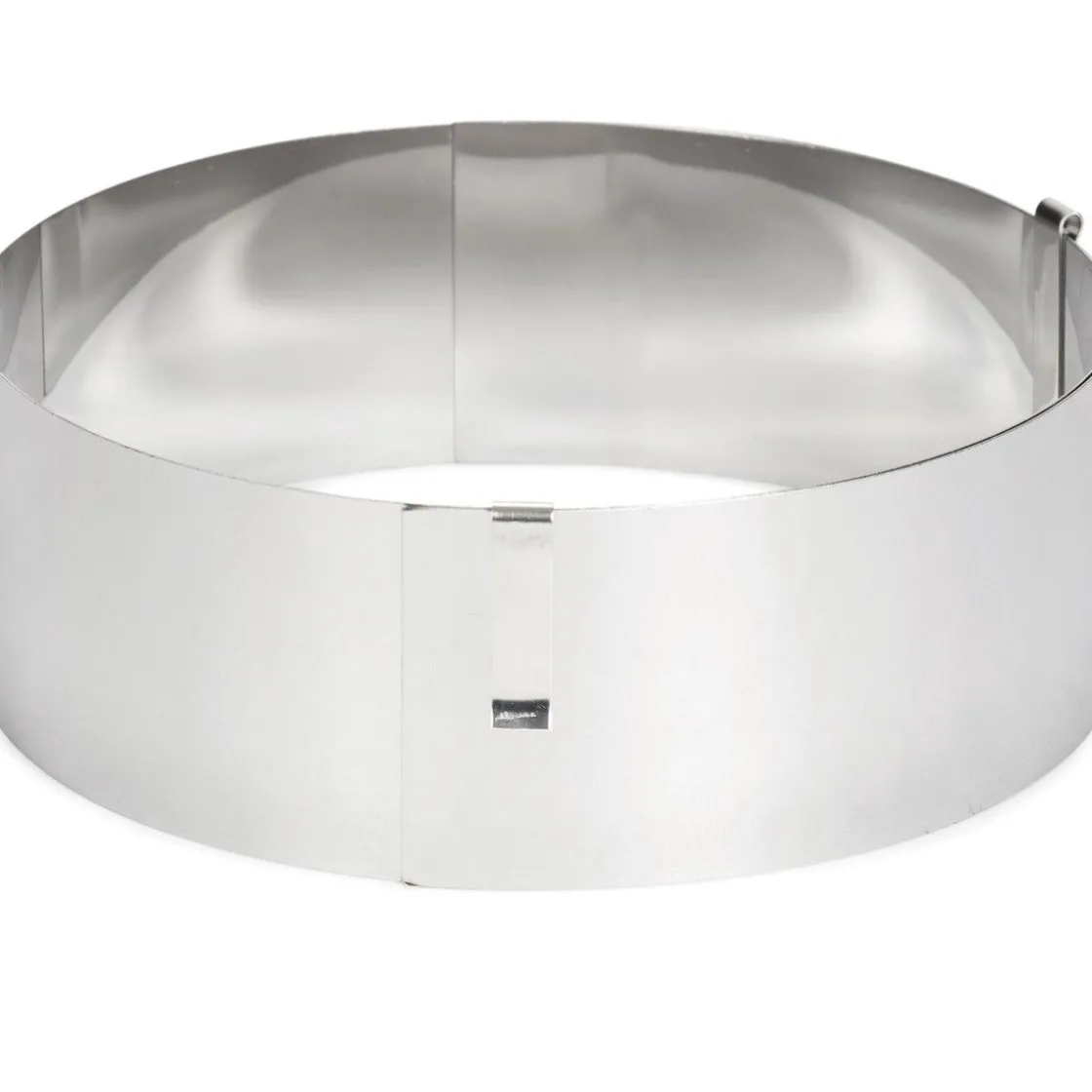Patisse Taartring Verstelbaar RVS Ø13-31x(h)6cm* Dessertringen|Ronde Bakvormen