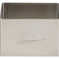 Patisse Taartring Vierkant RVS 6x6cm* Dessertringen|Vierkante Bakvormen