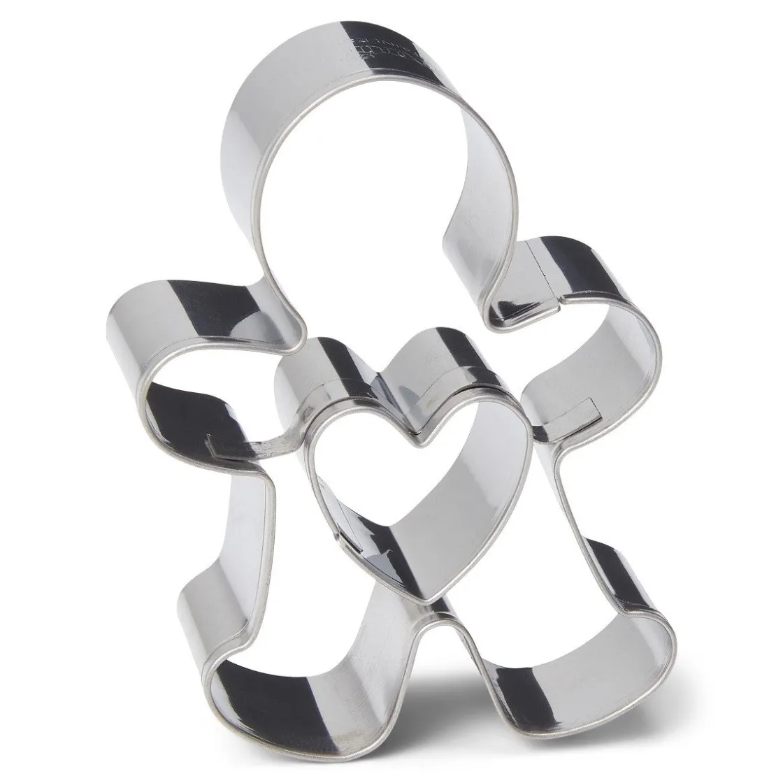 Patisse Uitsteker Speculaaspop/Gingerbread met Hart RVS 7cm* Figuur Stekers