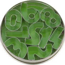 Patisse Uitstekers Cijfers RVS set/9* Cijfer En Letter Stekers