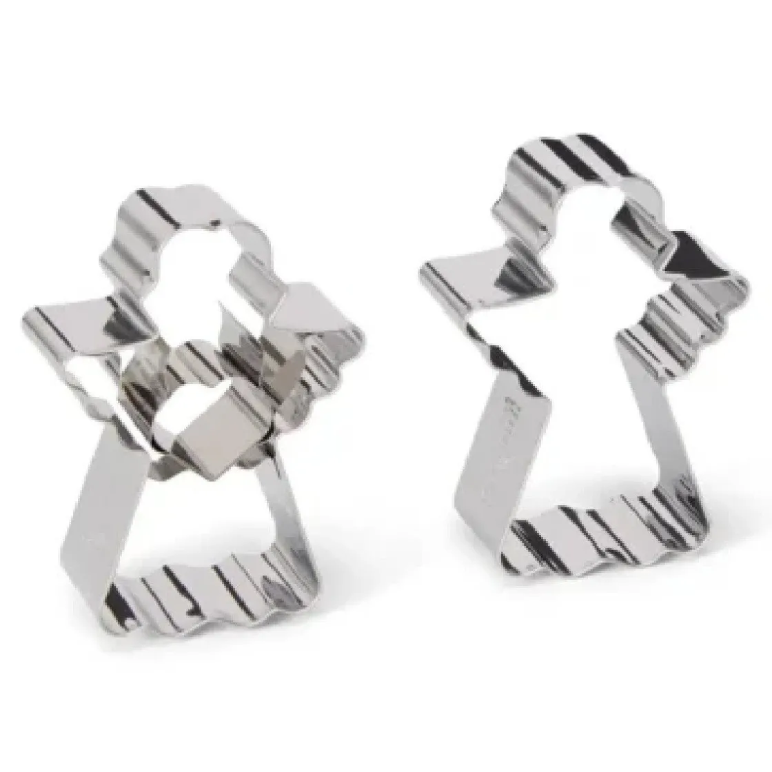 Patisse Uitstekers Engel RVS 7cm 2-delig*** Figuur Stekers
