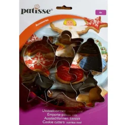 Patisse Uitstekers Kerst RVS 6-delig* Figuur Stekers