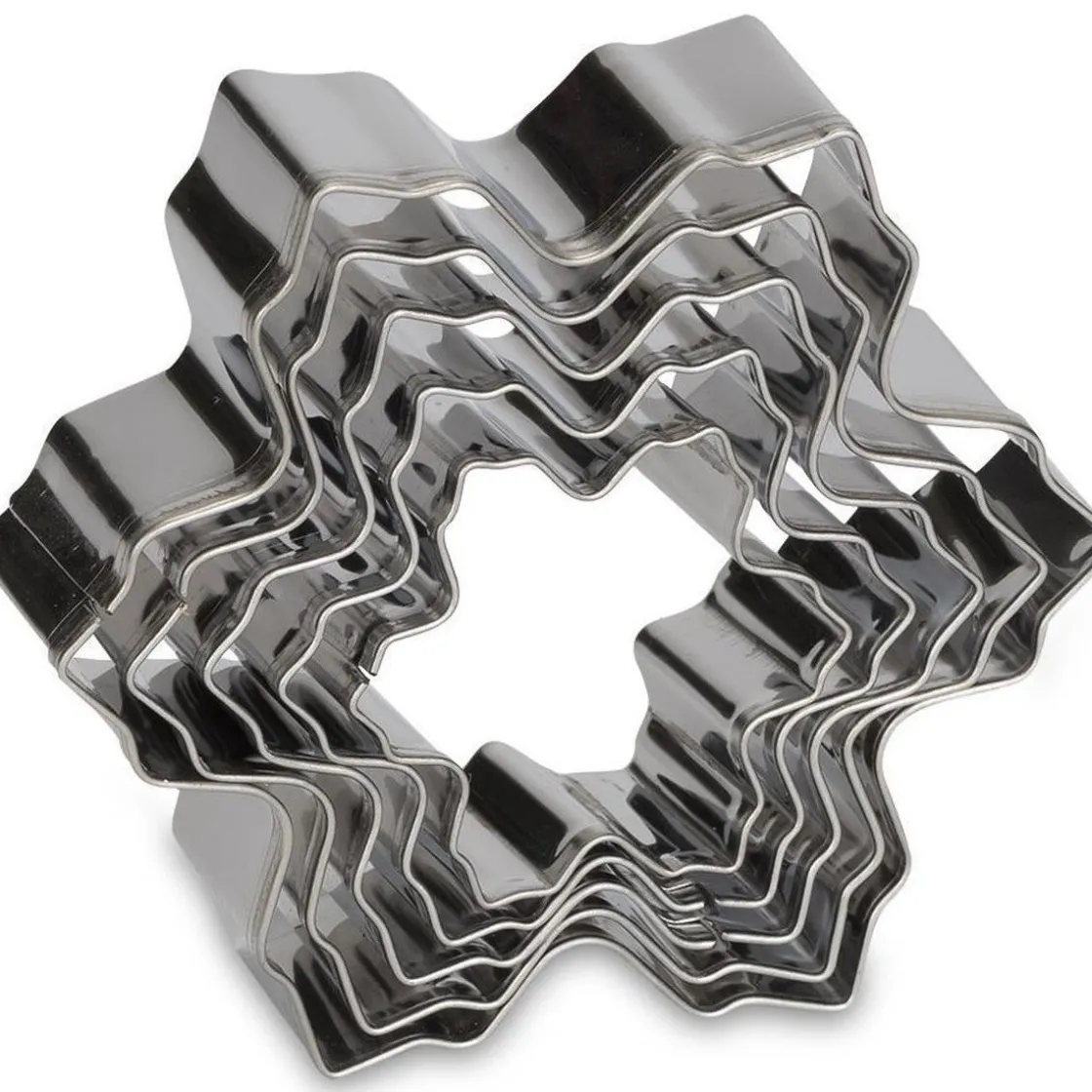 Patisse Uitstekers Sneeuwvlok RVS 5-delig* Figuur Stekers