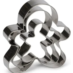 Patisse Uitstekers Speculaaspop/Gingerbread RVS 3-delig* Figuur Stekers