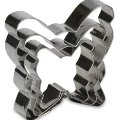 Patisse Uitstekers Vlinder RVS 3-delig* Figuur Stekers