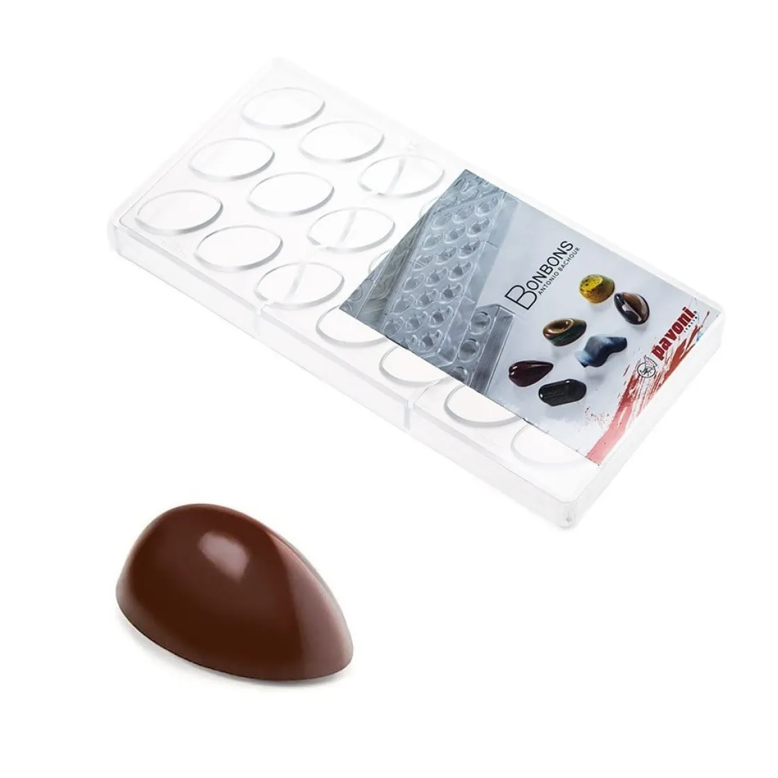 Pavoni Bonbonvorm Bonbon (21x) 41x24xmm*** Bonbonvormen