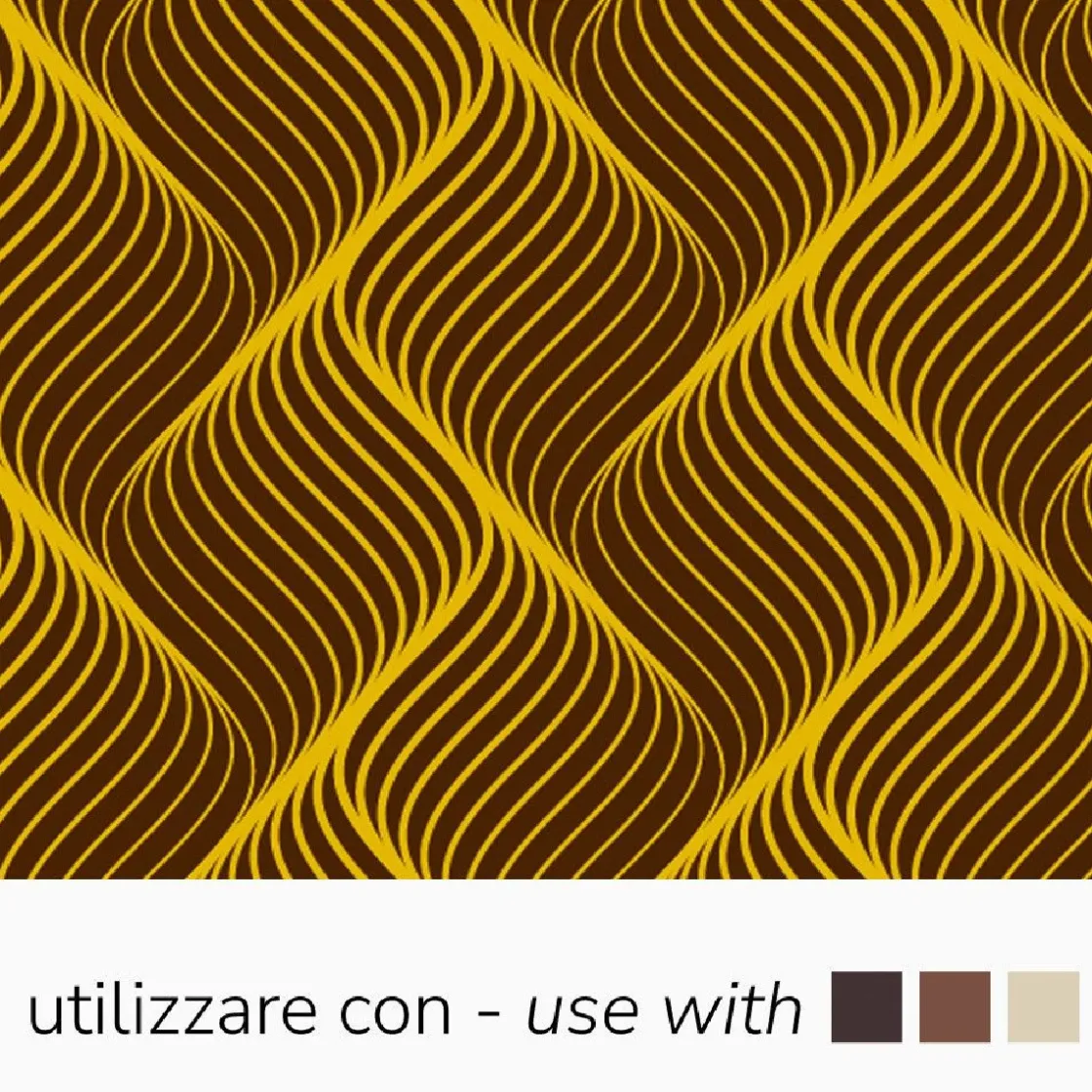 Pavoni Chocolade Transfersheets Gele Golven 34x26cm 10st* Transfersheets
