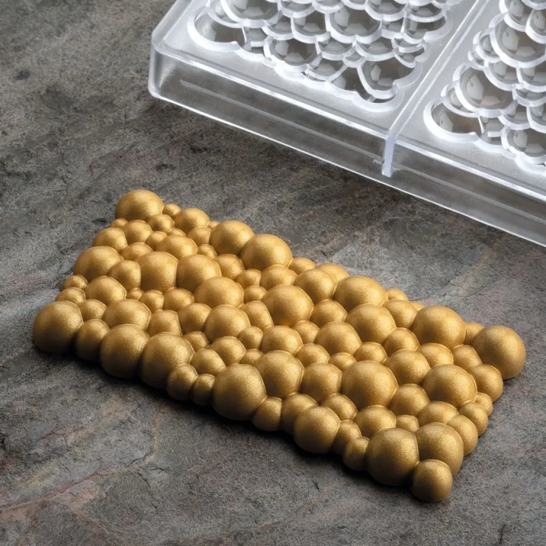 Pavoni Chocolademal Tablet Sparkling (3x) 155x77mm* Tabletten En Repen Vormen