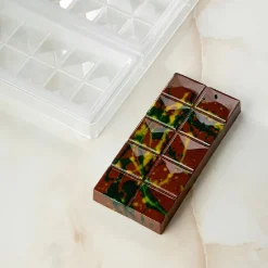 Pavoni Chocolademal Tablet Dubai (3x) 150x70mm* Tabletten En Repen Vormen