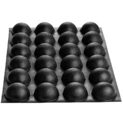 Pavoni Fiberform Halfrond Ø8x4cm (24) 60x40cm* Bakvormen Siliconen