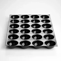 Pavoni Fiberform Halfrond Ø8x4cm (24) 60x40cm* Bakvormen Siliconen