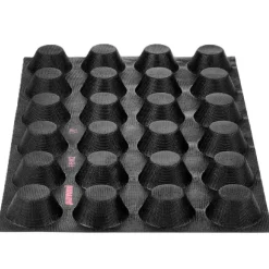 Pavoni Fiberform Muffin Ø8x3,6cm (24) 60x40cm* Bakvormen Siliconen